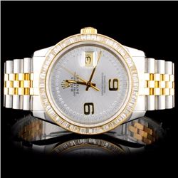 Rolex Two Tone DateJust 2.00ct Diamond Watch