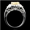 Image 3 : *GIA 18K Gold 3.39ctw Fancy Diamond Ring