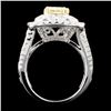Image 3 : *GIA 18K Gold 2.74ctw Fancy Diamond Ring