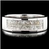 Image 1 : 18K Gold 0.80ctw Diamond Ring