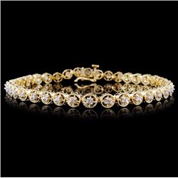 14K Yellow Gold 1.00ctw Diamond Bracelet