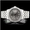 Image 1 : Rolex SS DateJust 3.50ct Diamond Men's Watch