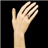 Image 4 : 18K Gold 1.43ctw Spinel & 0.47ctw Diamond Ring