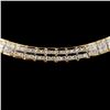 Image 2 : 14K Yellow Gold 11.00ct Diamond Necklace
