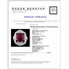 Image 4 : 14K White Gold 8ct Ruby & 1.30ct Diamond Ring