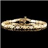 Image 1 : 14K Gold 1.00ctw Diamond Bracelet
