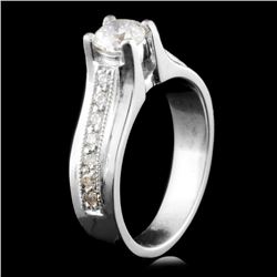 14K Gold 0.81ctw Diamond Ring