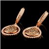 Image 2 : 14K Gold 0.63ctw Fancy Diamond Earrings