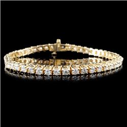 14K Gold 5.38ctw Diamond Bracelet