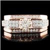 Image 1 : 14K Gold 0.93ctw Diamond Ring