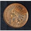 Image 1 : 1895 INDIAN HEAD CENT, CHOICE BU RED