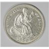 Image 1 : 1889 SEATED LIBERTY DIME, CHOICE BU
