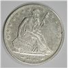 Image 1 : 1873 WITH ARROWS SEATED HALF DOLLAR, AU+