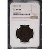 Image 1 : 1813 CLASSIC HEAD LARGE CENT, NGC XF-40 BN  LOOKS AU!  RARE!!