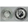 Image 2 : GEM BU 2015 KOALA & 2016 KANGAROO AUSTRAILIAN ONE OUNCE .999 SILVER COINS