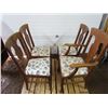 Image 2 : Oak Dining Chairs (Set of 4)