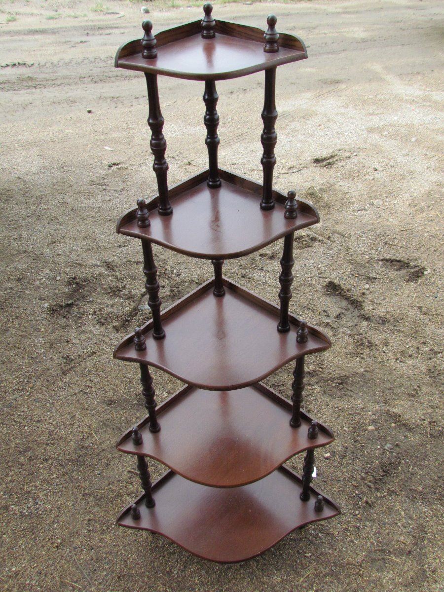Walnut Corner Knick Knack Shelf Schmalz Auctions Walnut Corner Knick Knack Shelf Schmalz Auctions