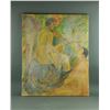 Image 1 : Oil on Canvas Double-sided Figural Painting