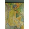 Image 2 : Oil on Canvas Double-sided Figural Painting