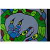 Image 3 : Norval Morrisseau Oil on Canvas Canada 1932-2007
