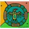 Image 1 : Norval Morrisseau Oil on Canvas Canada 1932-2007