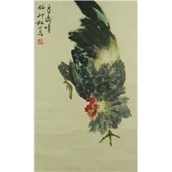 Watercolour On Paper Scroll Xu Beihong 1895-1953