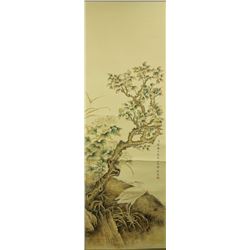 Watercolour on Paper Scroll Yun Bing 1644–1911