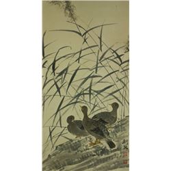 Watercolour on Paper Scroll Gao Jianfu 1879-1951