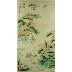 Watercolour on Paper Scroll Wu Guandai 1862-1929