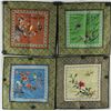 Image 1 : 4 Pieces Chinese Small Embroidery on Silk