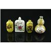 Image 1 : 4 Pieces of Chinese Porcelain Snuff Bottles
