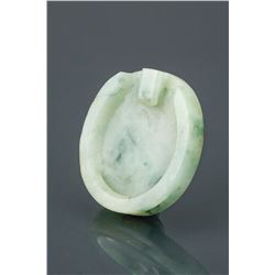 Chinese Fine Green Jadeite Buckle