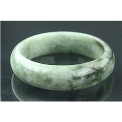 Chinese Green Jadeite Bangle with Certificate