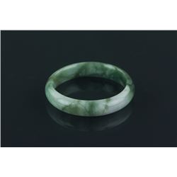 Chinese Fine Natural Green Jadeite Bangle