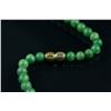 Image 2 : Chinese Green Jadeite Necklace With Certificate