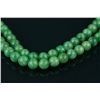Image 5 : Chinese Green Jadeite Necklace With Certificate