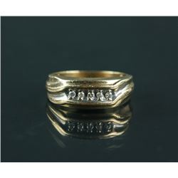 10K Gold Diamond Ring