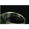 Image 10 : 4 Pc Silver Rings w/ Jade, Ruby, Claret, Amethyst