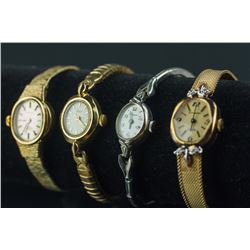 Four Pieces of Vintage Ladies Watches