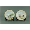 Pair of Japanese Satsuma Porcelain Plate Hayakawa
