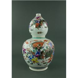 Chinese Famille Rose Porcelain Vase Kangxi Mk