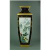 Image 3 : Fine Gilt Porcelain Square Vase Qianlong Mark