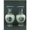 Pair Chinese Famille Rose Porcelain Vase Kangxi MK