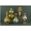 5 Pc Chinese Decorative Porcelain Vases Yongzheng
