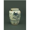 Chinese Blue & White Small Dragon Porcelain Jar