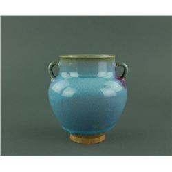 20th Century Chinese Junyao Style Porcelain Jar