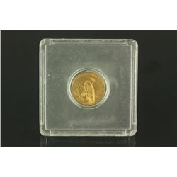 1909 American 2.5 Dollars Indian Head Gold Coin