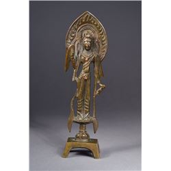 18th/19th C. Qing Period Buddha with Inscription