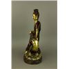 Image 2 : Ming 16/17th C. Bronze w/ Red Lacquer Figure