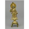 Image 2 : 16-17th C. Ming Chinese Gilt Buddha w/ Stand